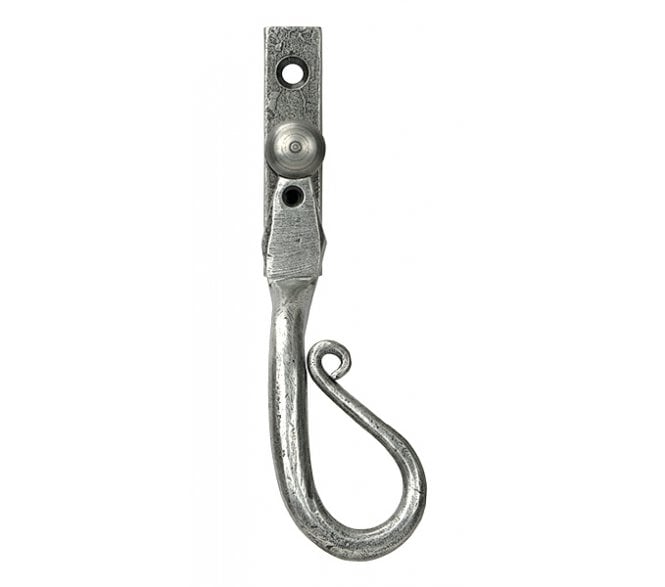 From The Anvil 46233 Shepherd's Crook Espag. Window Fastener (RH) - Pewter