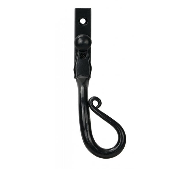 From The Anvil 46235 Shepherd's Crook Espag. Window Fastener (RH) - Black