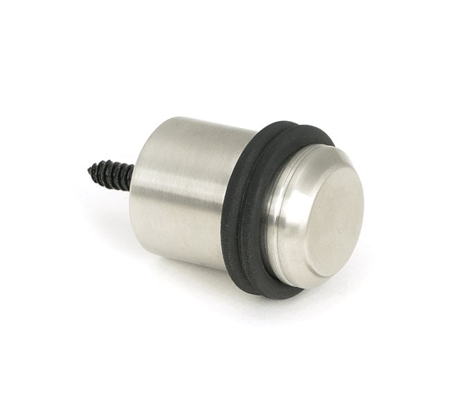From The Anvil 46431 (Grade 316) Floor Mounted Door Stop - Satin Stainless Steel