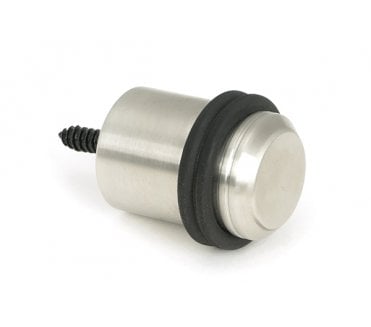 From The Anvil 46431 (Grade 316) Floor Mounted Door Stop - Satin Stainless Steel