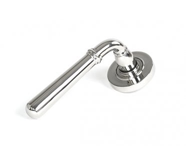 From The Anvil 46514 (Grade 316) Newbury Lever on Rose Set (Plain) - Polished Stainless Steel
