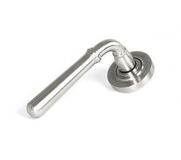 From The Anvil 46536 (Grade 316) Newbury Lever on Rose Set (Plain) - Unsprung - Satin Stainless Steel
