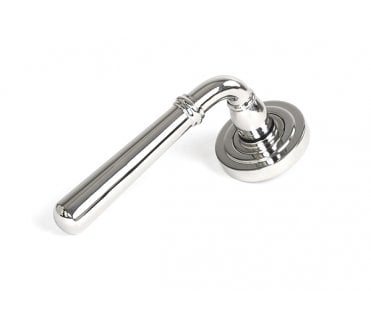 From The Anvil 46541 (Grade 316) Newbury Lever on Rose Set (Art Deco) - Unsprung - Polished Stainless Steel