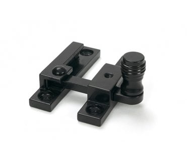 From The Anvil 46593 Prestbury Quadrant Sash Fastener - Narrow - Black