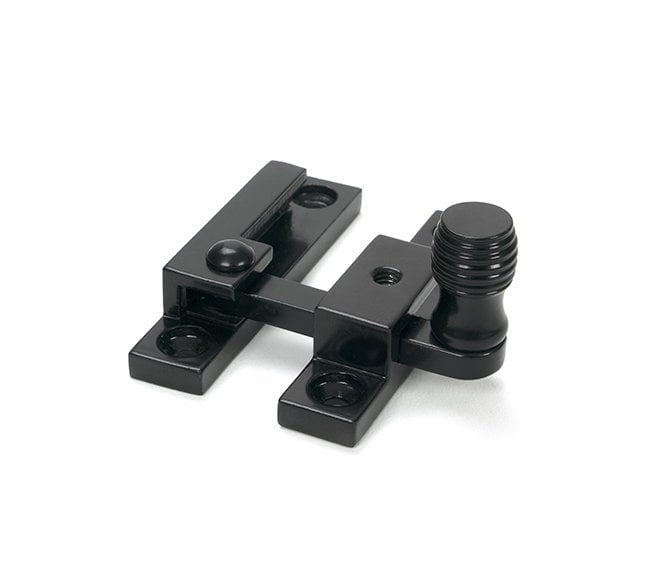 From The Anvil 46594 Beehive Quadrant Sash Fastener - Narrow - Black