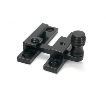 From The Anvil 46594 Beehive Quadrant Sash Fastener - Narrow - Black