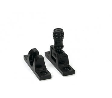 From The Anvil 46597 Prestbury Brighton Sash Fastener - Narrow (Square) - Black