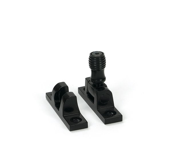 From The Anvil 46598 Beehive Brighton Sash Fastener - Narrow (Square) - Black