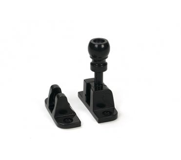 From The Anvil 46603 Mushroom Brighton Sash Fastener (Radiused) - Black
