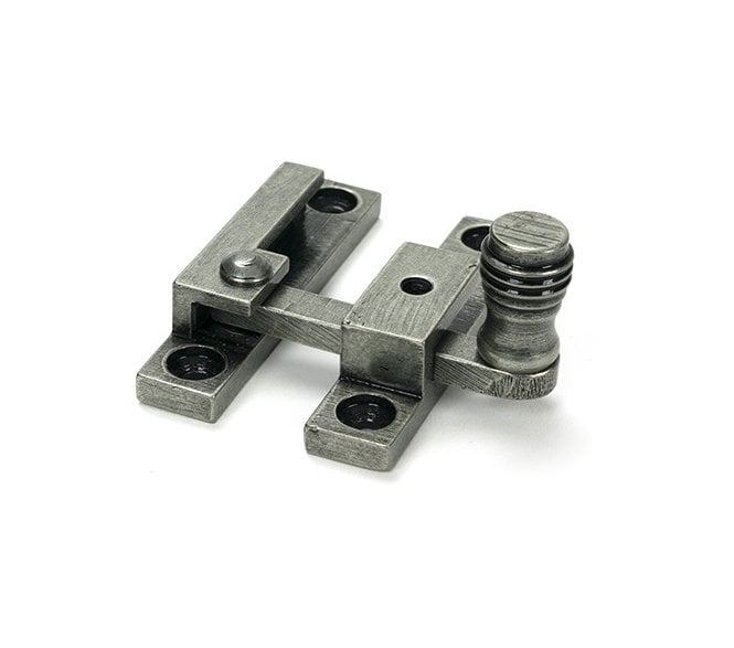From The Anvil 46606 Prestbury Quadrant Sash Fastener - Narrow - Pewter