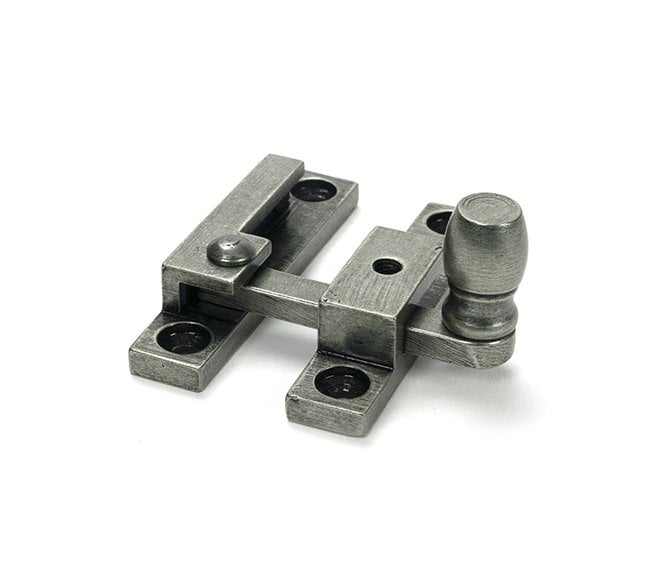 From The Anvil 46608 Mushroom Quadrant Sash Fastener - Narrow - Pewter