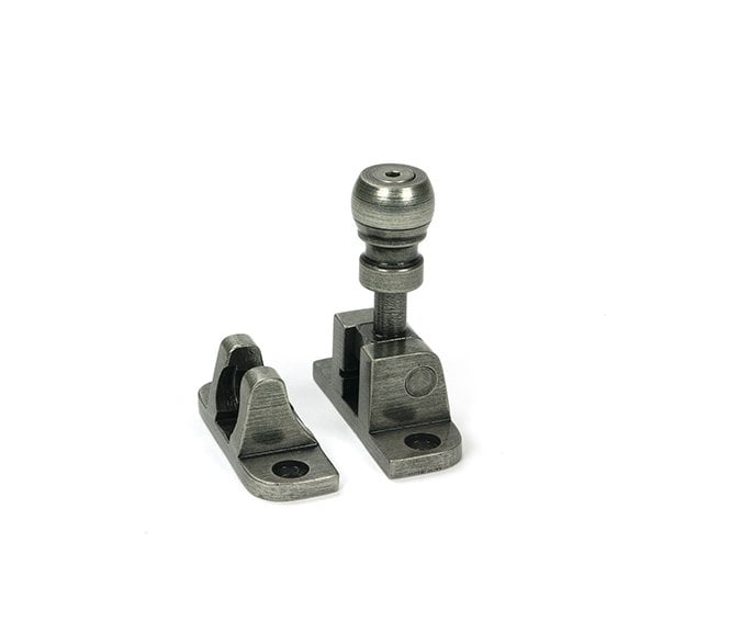 From The Anvil 46616 Mushroom Brighton Sash Fastener (Radiused) - Pewter