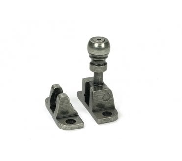 From The Anvil 46616 Mushroom Brighton Sash Fastener (Radiused) - Pewter