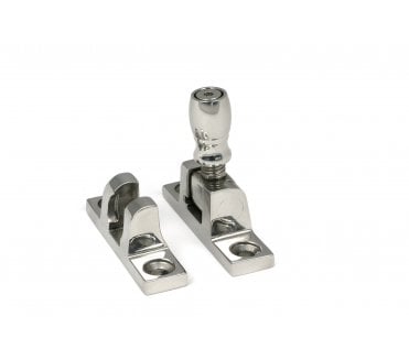From The Anvil 46625 Polished Stainless Steel (Grade 316) Mushroom Brighton Fastener - Narrow (Square)