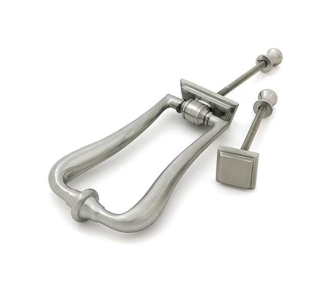 From The Anvil 46940 (Grade 316) Slimline Art Deco Door Knocker - Satin Stainless Steel