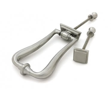 From The Anvil 46940 (Grade 316) Slimline Art Deco Door Knocker - Satin Stainless Steel