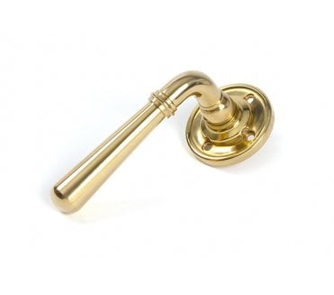 From The Anvil 47193 Newbury Lever on Rose Set - Polished Brass