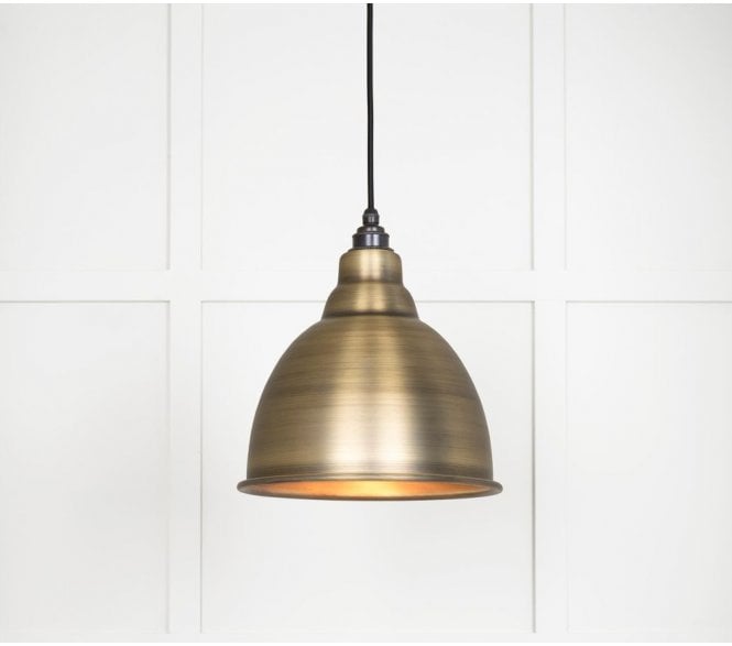 From The Anvil 49497 Brindley Light Pendant - Aged Brass