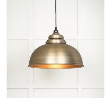 From The Anvil 49498 Harborne Light Pendant - Aged Brass