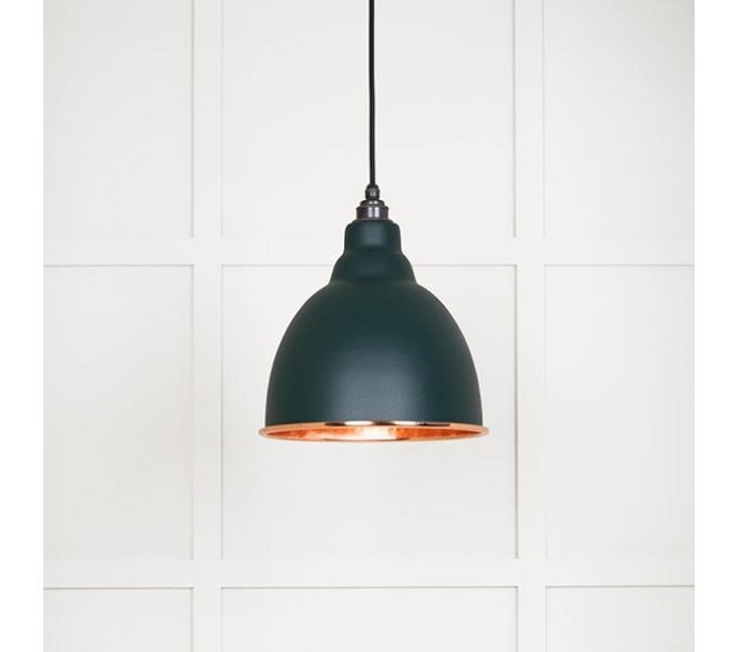 From The Anvil 49500DI Brindley Light Pendant - Dingle & Hammered Copper