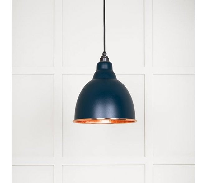 From The Anvil 49500DU Brindley Light Pendant - Dusk & Hammered Copper