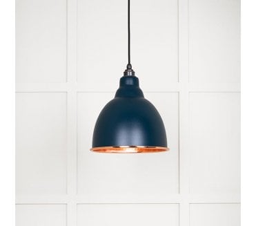 From The Anvil 49500DU Brindley Light Pendant - Dusk & Hammered Copper