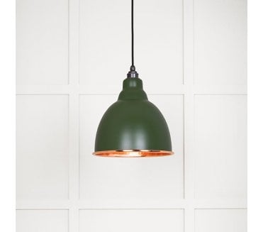 From The Anvil 49500H Brindley Light Pendant - Heath & Hammered Copper