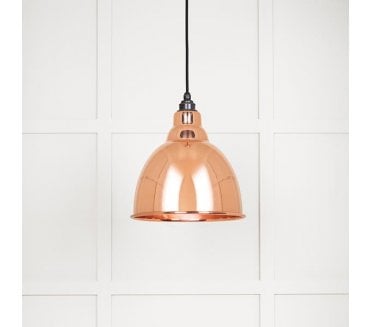 From The Anvil 49500S Brindley Light Pendant - Smooth Copper