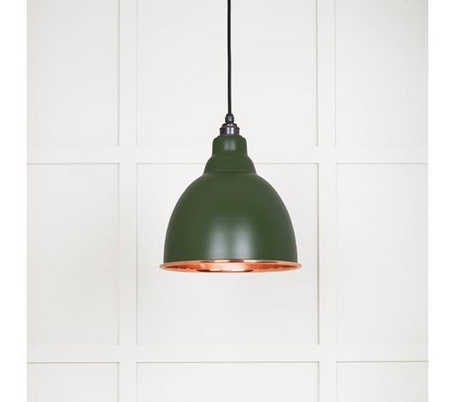 From The Anvil 49500SH Brindley Light Pendant - Heath & Smooth Copper