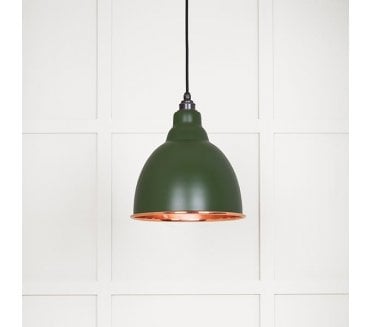 From The Anvil 49500SH Brindley Light Pendant - Heath & Smooth Copper