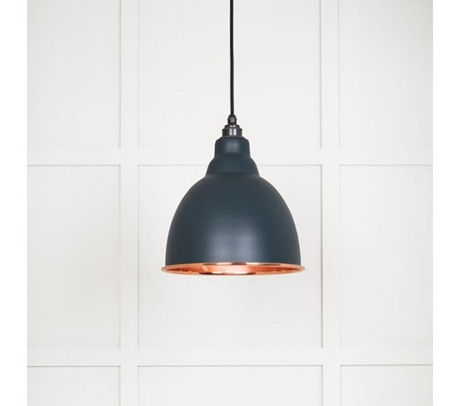 From The Anvil 49500SO Brindley Light Pendant - Soot & Smooth Copper