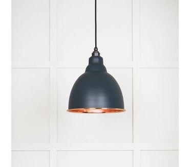 From The Anvil 49500SO Brindley Light Pendant - Soot & Smooth Copper