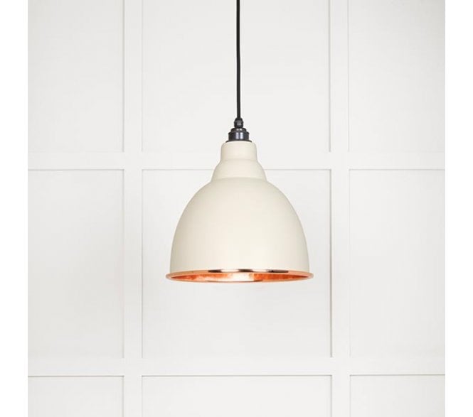 From The Anvil 49500TE Brindley Light Pendant - Teasel & Hammered Copper