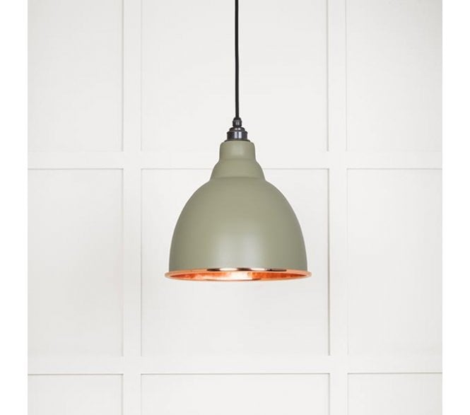 From The Anvil 49500TU Brindley Light Pendant - Tump & Hammered Copper