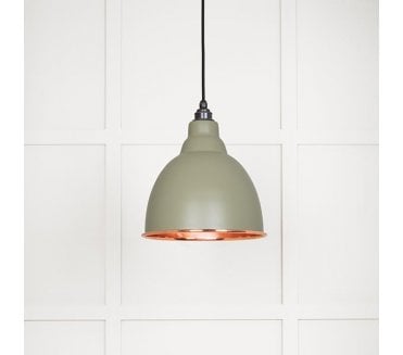 From The Anvil 49500TU Brindley Light Pendant - Tump & Smooth Copper