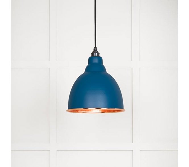 From The Anvil 49500U Brindley Light Pendant - Upstream & Hammered Copper