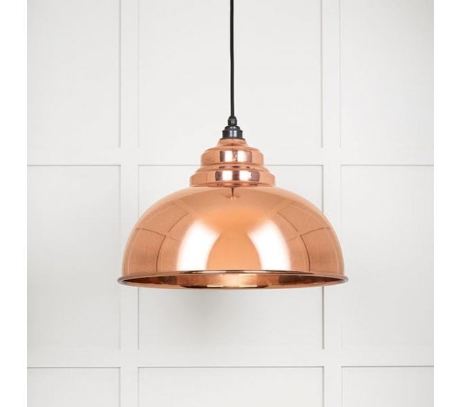 From The Anvil 49501S Harborne Light Pendant - Smooth Copper
