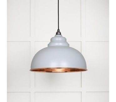 From The Anvil 49501SBI Harborne Light Pendant - Birch & Smooth Copper