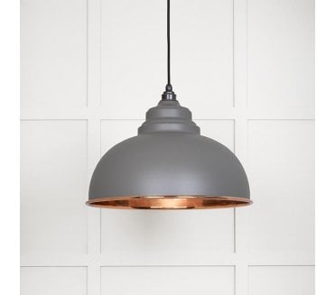 From The Anvil 49501SBL Harborne Light Pendant - Bluff & Smooth Copper