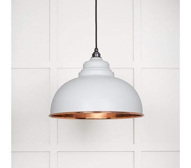 From The Anvil 49501SF Harborne Light Pendant - Flock & Smooth Copper