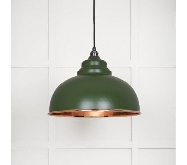 From The Anvil 49501SH Harborne Light Pendant - Heath & Smooth Copper