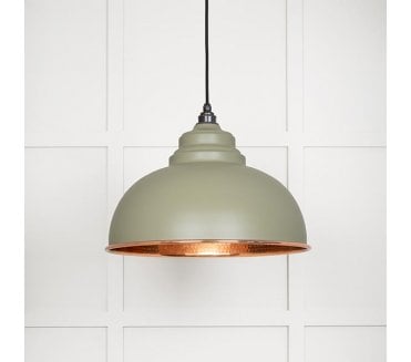 From The Anvil 49501TU Harborne Light Pendant - Tump & Hammered Copper