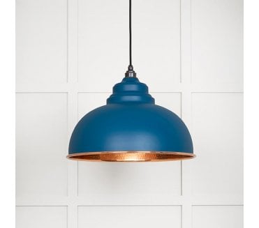 From The Anvil 49501U Harborne Light Pendant - Upstream & Hammered Copper