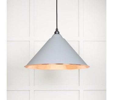 From The Anvil 49503BI Hockley Light Pendant - Birch & Hammered Copper