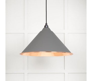 From The Anvil 49503BL Hockley Light Pendant - Bluff & Hammered Copper