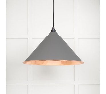 From The Anvil 49503SBL Hockley Light Pendant - Bluff & Smooth Copper