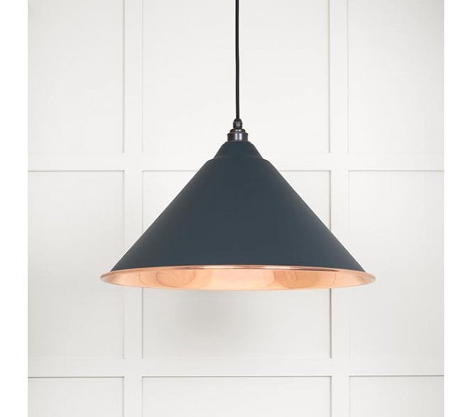 From The Anvil 49503SSO Hockley Light Pendant - Soot & Smooth Copper
