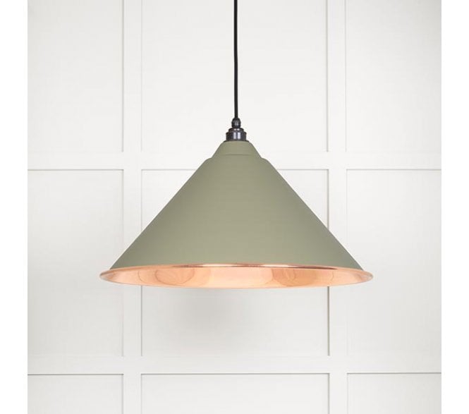 From The Anvil 49503STU Hockley Light Pendant - Tump & Smooth Copper