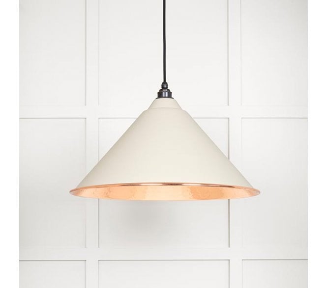 From The Anvil 49503TE Hockley Light Pendant - Teasel & Hammered Copper