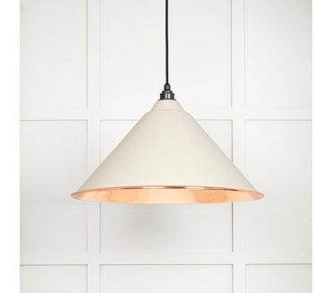 From The Anvil 49503TE Hockley Light Pendant - Teasel & Hammered Copper